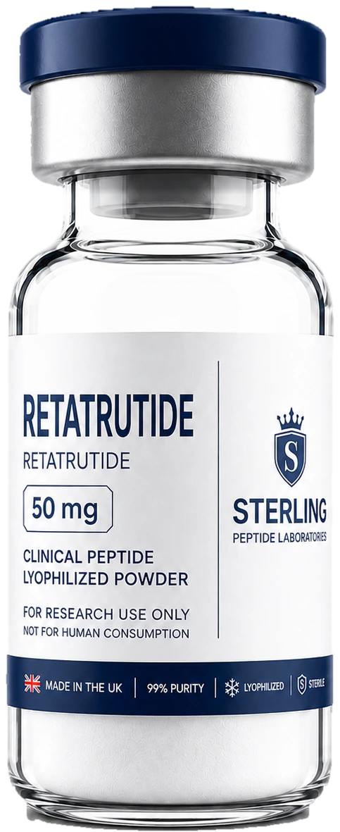 Sterling Retatrutide — lyophilized research vial